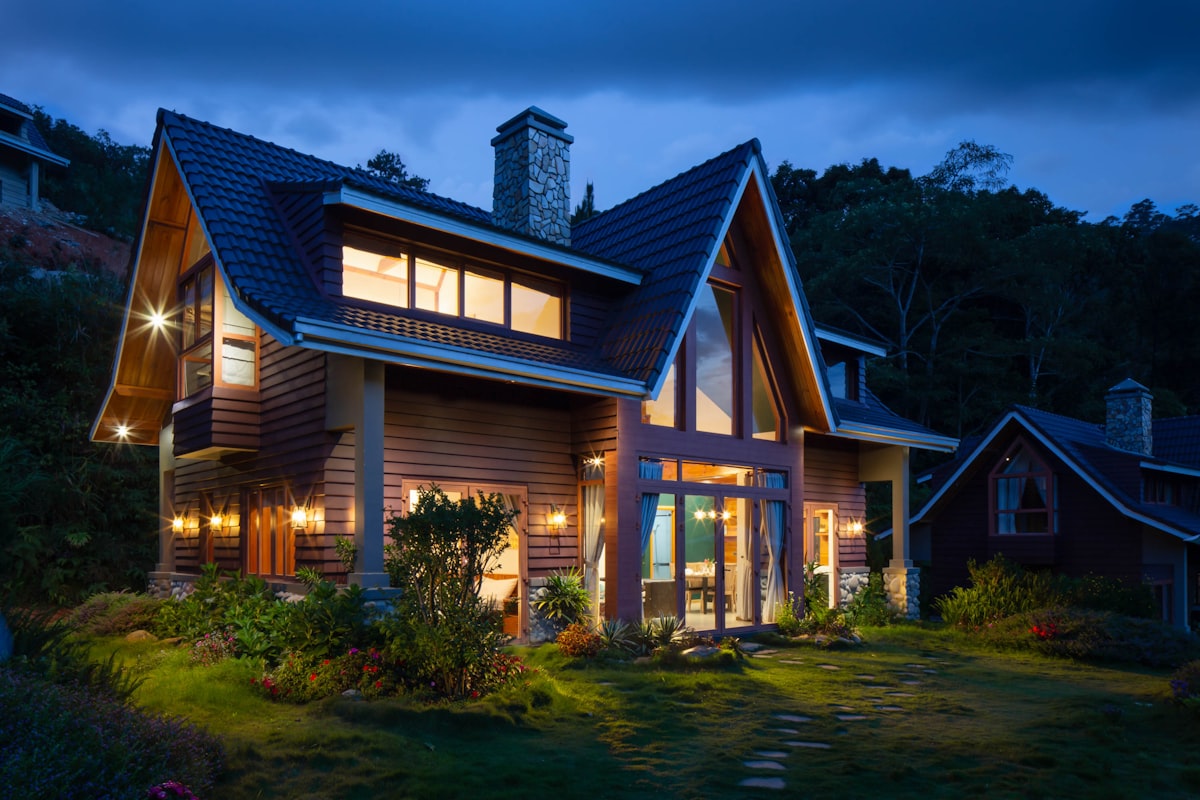 Affordable suburban home in the USA